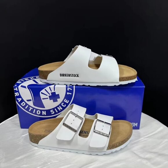 Birkenstock Arizona White Sandals – Brand New in Box - Picture 2 of 5